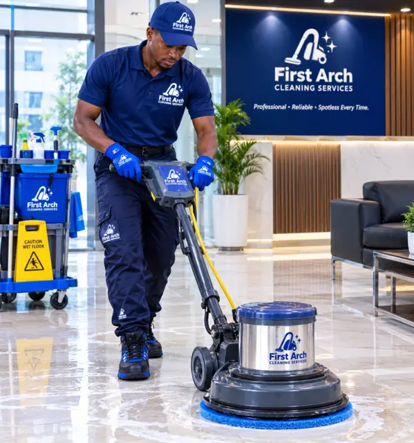 Lobby floor care